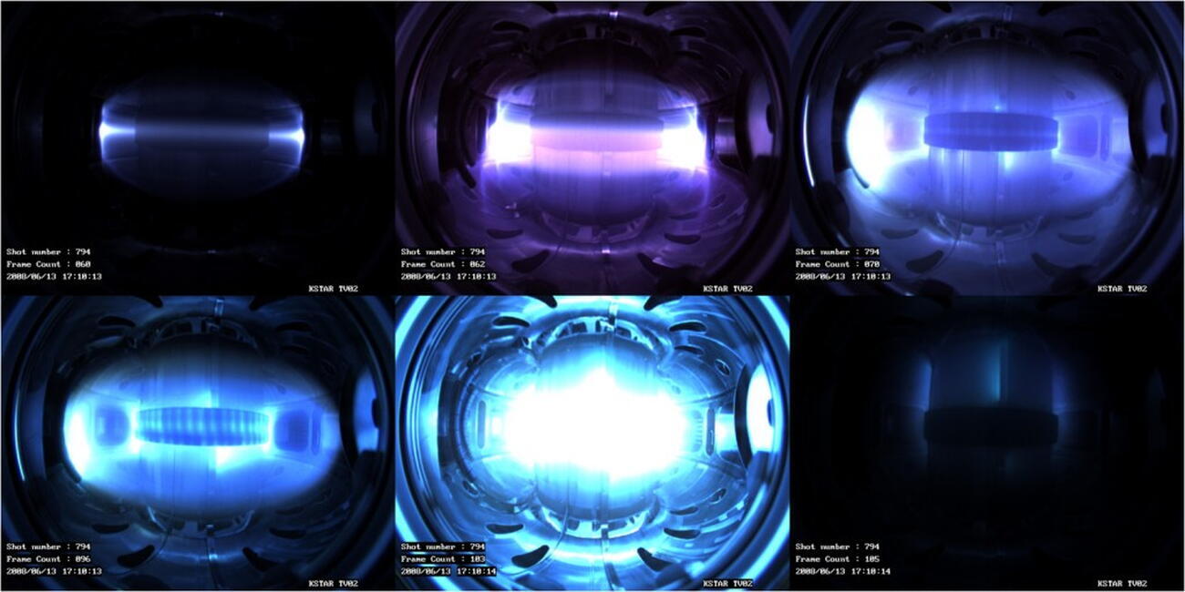 The KSTAR tokamak at the Korea Institute of Fusion Technology created its first plasma in 2008. Credit: ITER
